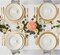 Gold Charger Plates, Set of 6, 13-Inch Round Plastic Plate Chargers for Dinner Plate, Table Setting, Elegant Wedding Decor